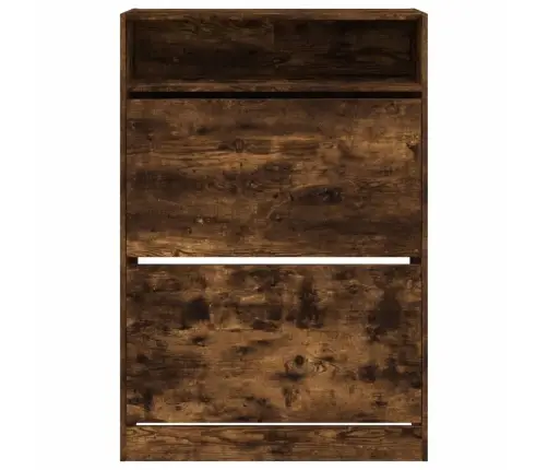 Apavu Skapītis Ar 2 Atvilktnēm, Ozolkoka Krāsa, 80X34X116 Cm Vidaxl