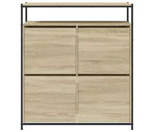 Apavu Skapītis Ar 4 Atvilktnēm, Koka Krāsa, 100X34X112 Cm Vidaxl