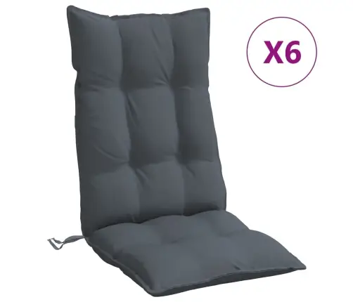 Dārza Krēslu Spilveni, 6 Gab., Oksforda Audums Vidaxl