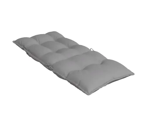 Kõrge Seljatoega Toolipadjad 2 Tk, Hall, Oxford Kangas