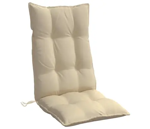 Dārza Krēslu Spilveni, 2 Gab., Bēšs Oksforda Audums Vidaxl