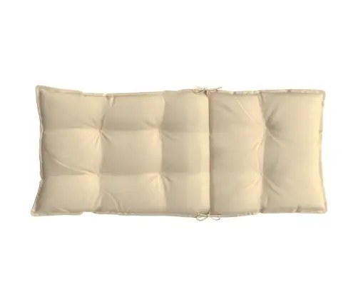 Dārza Krēslu Spilveni, 2 Gab., Bēšs Oksforda Audums Vidaxl