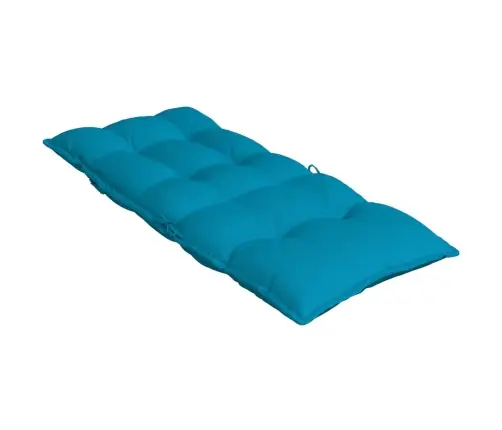 Kõrge Seljatoega Toolipadjad 2 Tk, Helesinine, Oxford Kangas