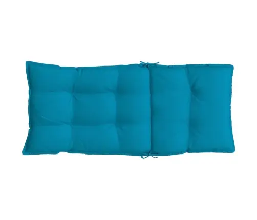 Kõrge Seljatoega Toolipadjad 2 Tk, Helesinine, Oxford Kangas