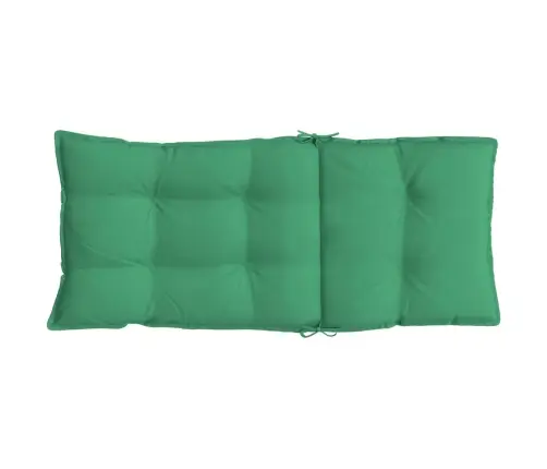 Kõrge Seljatoega Toolipadjad 2 Tk, Roheline, Oxford Kangas