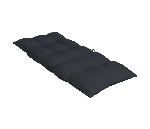 Kõrge Seljatoega Toolipadjad 4 Tk, Must, Oxford Kangas