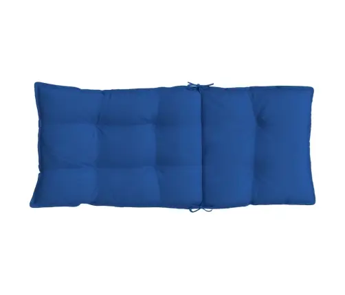 Kõrge Seljatoega Toolipadjad 4 Tk, Sügavsinine, Oxford Kangas