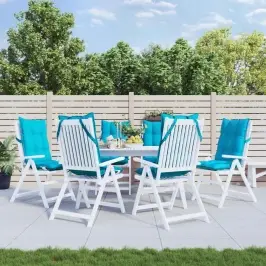 Kėdės Pagalvėlės, 6Vnt., Turkio Spalvos, Oksfordo Audinys