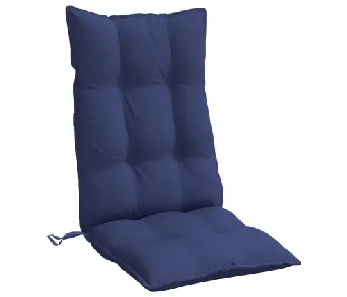 Dārza Krēslu Matrači, 4 Gab., Tumši Zils Oksforda Audums Vidaxl