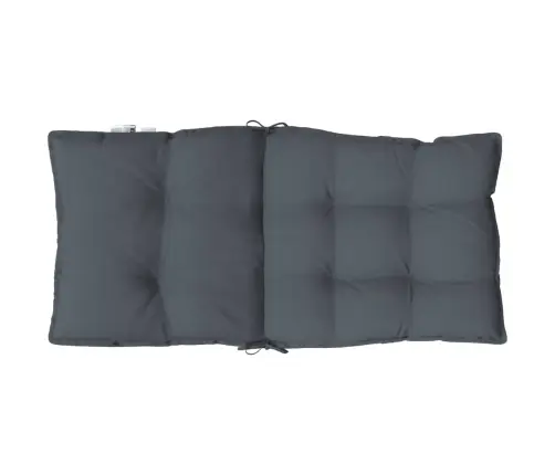 Dārza Krēslu Matrači, 2 Gab., Antracītpelēks Oksforda Audums Vidaxl