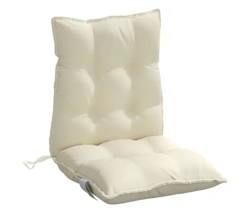 Dārza Krēslu Spilveni, 4 Gab., Oksforda Audum, Krēmkrāsas Vidaxl