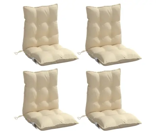 Kėdės Pagalvėlės, 4Vnt., Smėlio, Oksfordo Audinys