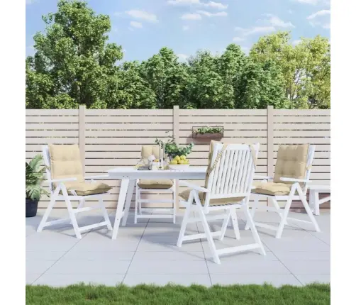 Kėdės Pagalvėlės, 4Vnt., Smėlio, Oksfordo Audinys