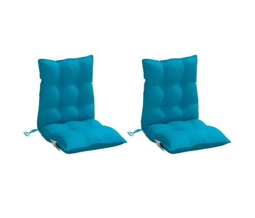 Dārza Krēslu Spilveni, 2 Gab., Gaiši Zils Oksforda Audums Vidaxl