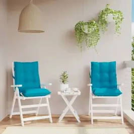 Dārza Krēslu Spilveni, 2 Gab., Gaiši Zils Oksforda Audums Vidaxl