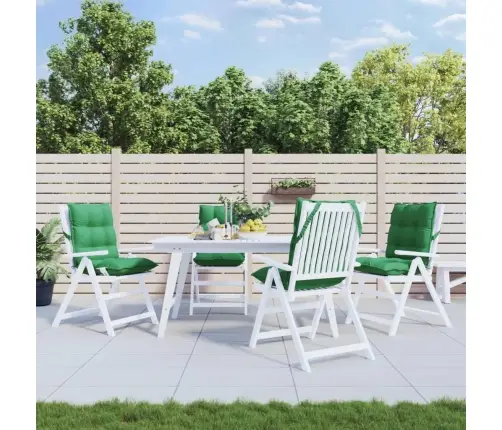 Kėdės Pagalvėlės, 4Vnt., Žalios, Oksfordo Audinys