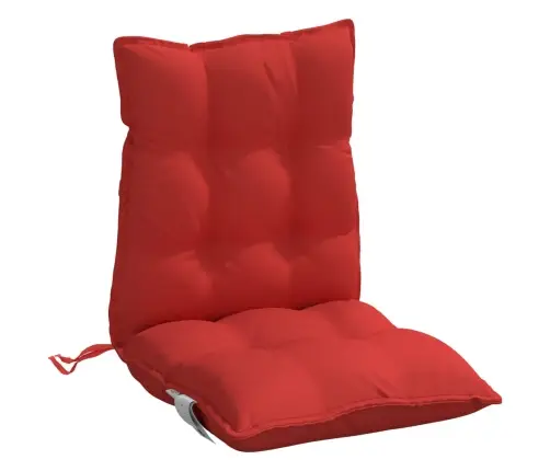 Dārza Krēslu Matrači, 6 Gab., Oksforda Audums, Sarkani Vidaxl