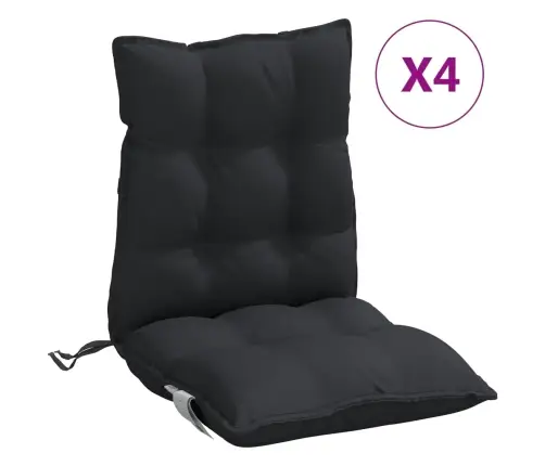 Madala Seljatoega Toolipadjad 4 Tk, Must, Oxford Kangas