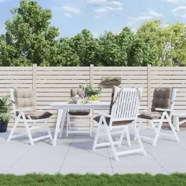 Kėdės Pagalvėlės, 4Vnt., Taupe, Oksfordo Audinys