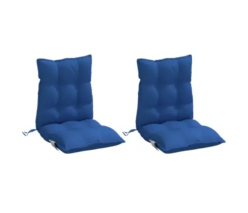 Dārza Krēslu Matrači, 2 Gab., Koši Zils Oksforda Audums Vidaxl