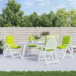 Kėdės Pagalvėlės, 4Vnt., Ryškiai Žalios, Oksfordo Audinys