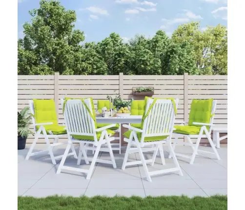 Kėdės Pagalvėlės, 6Vnt., Ryškiai Žalios, Oksfordo Audinys