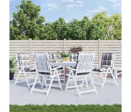 Madala Seljatoega Toolipadjad 6 Tk, Hall Ruudumuster, Kangas