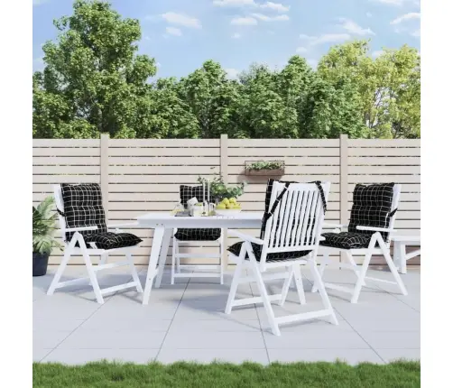 Kėdės Pagalvėlės, 4Vnt., Oksfordo Audinys, Languotos