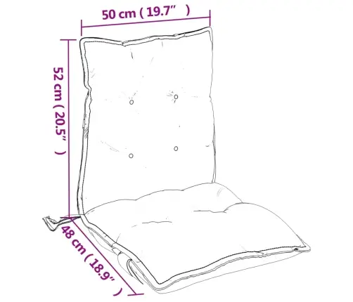 Kėdės Pagalvėlės, 4Vnt., Rožinės, Oksfordo Audinys