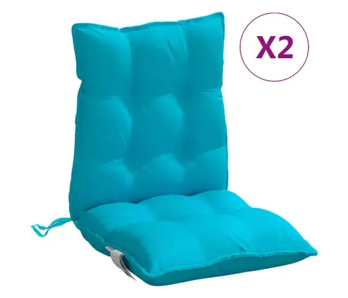 Madala Seljatoega Toolipadjad 2 Tk, Türkiissinine, Kangas