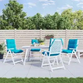 Krēslu Spilveni, 4 Gab., Tirkīzzils, Oksforda Audum Vidaxl