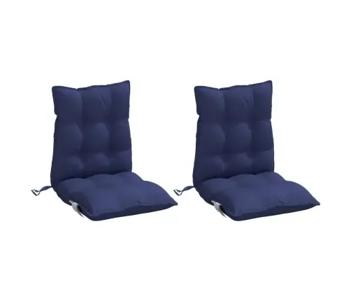 Dārza Krēslu Spilveni, 2 Gab., Tumši Zils Oksforda Audums Vidaxl