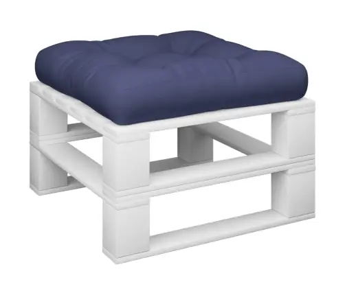 Palešu Spilvens, 60X60X12 Cm, Audums, Tumši Zils Vidaxl