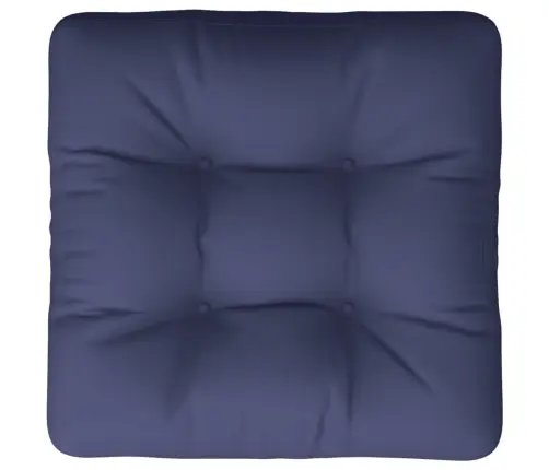 Palešu Spilvens, 60X60X12 Cm, Audums, Tumši Zils Vidaxl