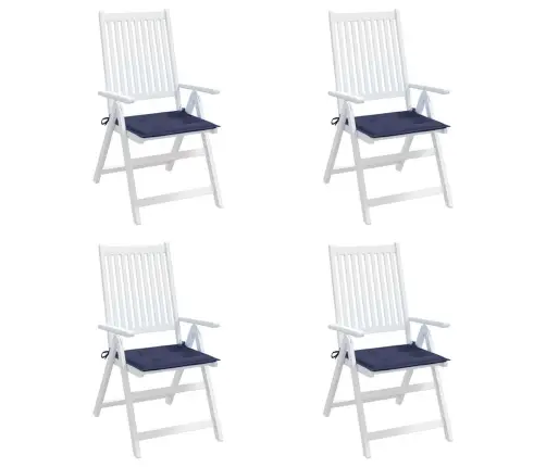 Euroaluse Istmepadjad 4 Tk Tumesinine 50X50X4 Cm Oxford Kangas