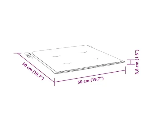 Euroaluse Istmepadjad 4 Tk Tumesinine 50X50X4 Cm Oxford Kangas