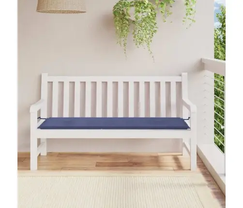 Dārza Sola Matracis, 150X50X4 Cm, Audums, Tumši Zils Vidaxl