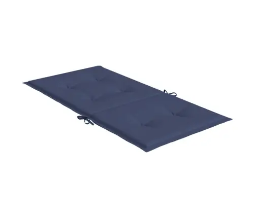 Dārza Krēslu Spilveni, 4 Gab., Tumši Zils Audums Vidaxl