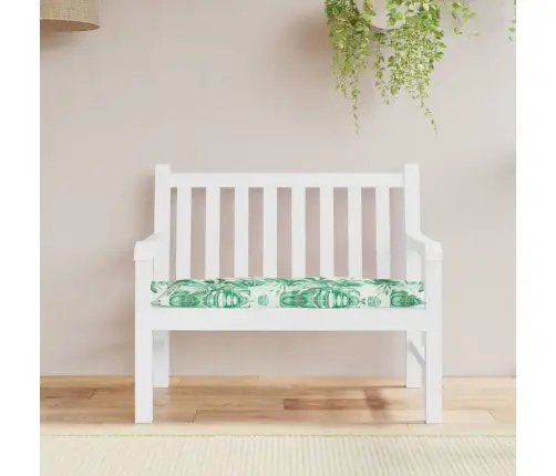 Sodo Suoliuko Pagalvėlė, 100X50X7cm Audinys, Su Lapais