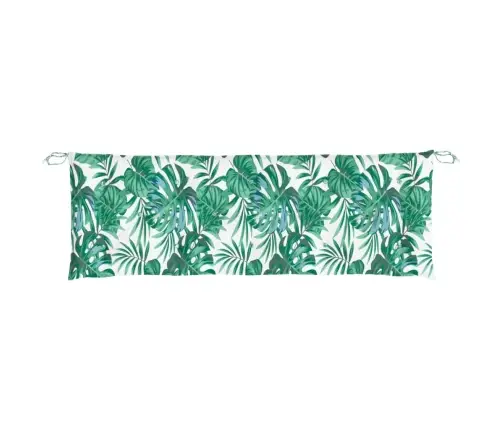 Sodo Suoliuko Pagalvėlė, 150X50X7cm Audinys, Su Lapais