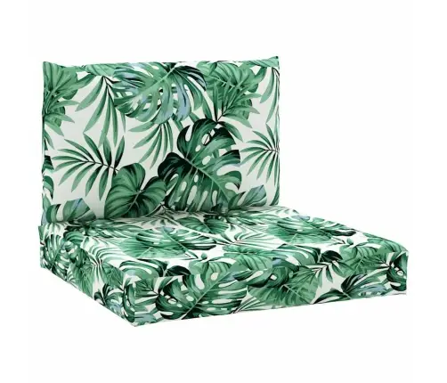 Palečių Pagalvėlės, 2Vnt., Oksfordo Audinys, Su Lapais