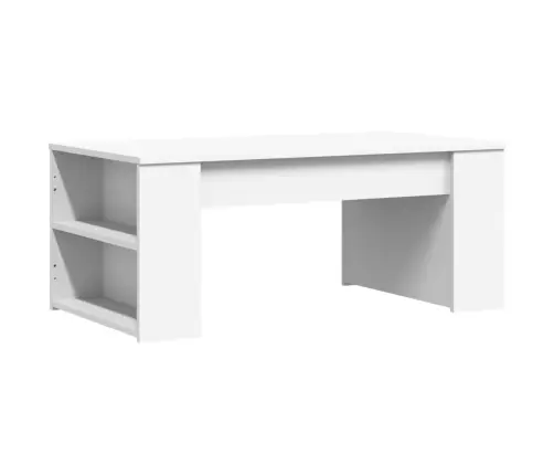 Kafijas Galdiņš, Balts, 102X55X42 Cm, Inženierijas Koks Vidaxl