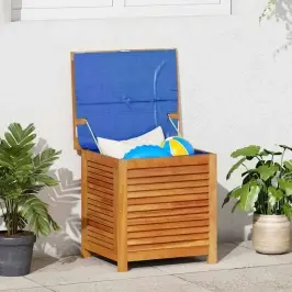 Sodo Daiktadėžė Su Žaliuzėmis, 60X50X56cm Akacijos Masyvas