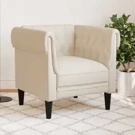 Chesterfield Atpūtas Krēsls, Lins Vidaxl