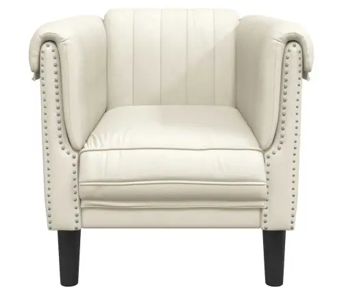 Atpūtas Krēsls, Krēmkrāsas, Samts Vidaxl