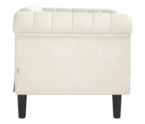 Atpūtas Krēsls, Krēmkrāsas, Samts Vidaxl