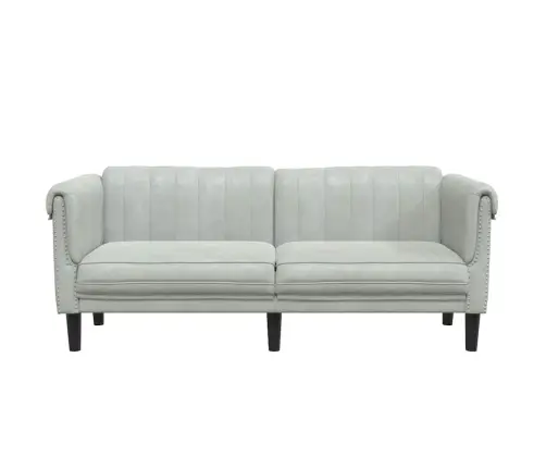 Divvietīgs Dīvāns, Gaiši Pelēks Samts Vidaxl