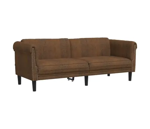 3-Kohaline Diivan, Pruun, Kunstseemisnahk