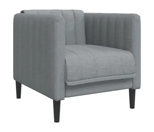 Atpūtas Krēsls, Gaiši Pelēks Audums Vidaxl