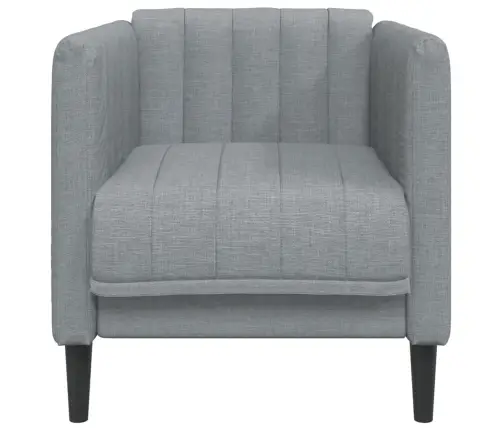 Atpūtas Krēsls, Gaiši Pelēks Audums Vidaxl